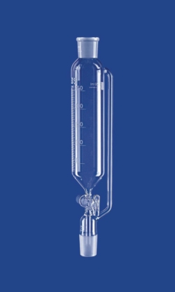 Picture of Dropping funnels, cylindrical, with pressure equalizing tube, borosilicate glass 3.3