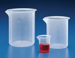 Picture of Beakers, PP, low form, embossed graduations