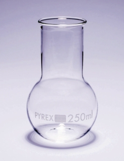 Picture of Flasks, boiling, flat bottom, wide neck, Pyrex<sup>&reg;</sup>