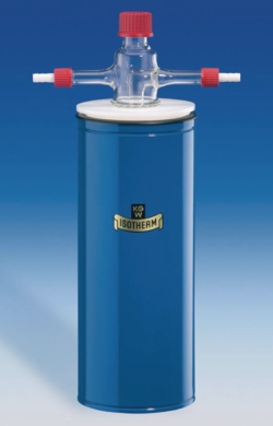Picture of Cold traps with Dewar flask, borosilicate glass 3.3, one-piece, standard version with spout