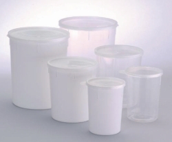 Picture of Jars, conical, with snap lid, PP