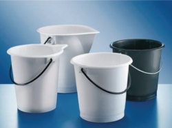 Imagen Buckets, HDPE, series 610/615, grey, without spout
