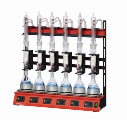 Picture of Serial Extraction Apparatus behrotest<sup>&reg;</sup> for Soxhlet-/Fat-Extraction