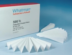 Picture of Qualitative filter paper, Grade 595 1/2, folded filters