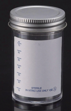 Picture of LLG-Sample containers, PS, with metal cap, sterile