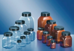 Picture of Square, wide-mouth containers without closure, series 310, PVC