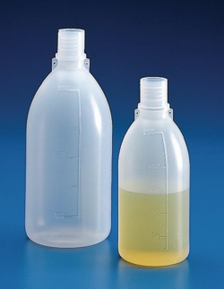 Picture of Narrow-mouth bottles without closure, PE, graduated