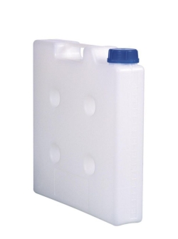 Picture of Space saving jerrycan Flachmann LaboPlast<sup>&reg;</sup>, PP, without threaded connector