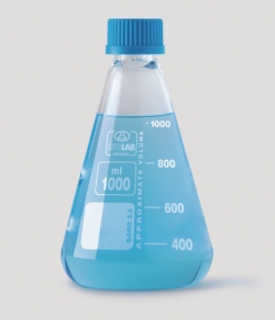 Picture of Erlenmeyer flasks, borosilicate glass 3.3, with screw neck