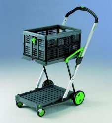 Picture of Laboratory Trolley clax Mobil comfort with Box, Green Edition