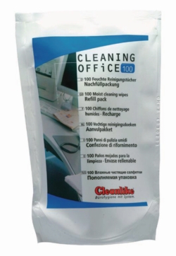 Immagine Cleaning Office, technical cleaning cloths with alcohol