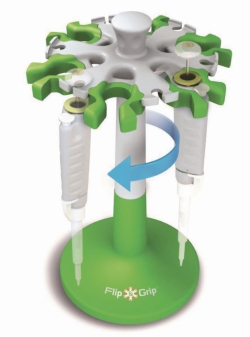 Picture of Pipette stands Flip &amp; Grip&trade; for single and multi-channel microliter pipettes