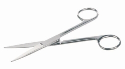 Imagen Dressing scissors, stainless steel, straight
