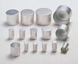 Picture of Aluminium caps, pure aluminium