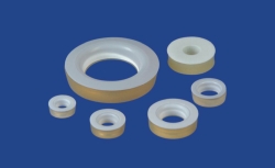 Picture of Silicone rubber seals, with PTFE washers, silicone rubber (VMQ)