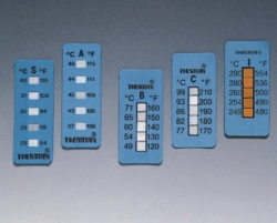 Picture of 5-step irreversible temperature strips Thermax<sup>&reg;</sup>