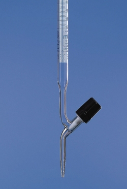 Picture of Burettes, with straight valve cock, borosilicate glass 3.3, Class AS