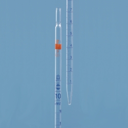 Picture of Graduated pipettes, USP, AR-glass<sup>&reg;</sup>, class AS, blue graduation, type 2