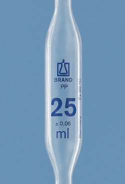 Picture of Volumetric pipettes, PP, 1 mark