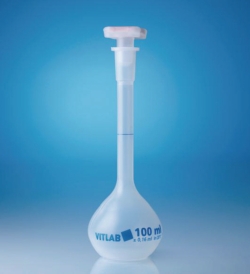 Picture of Volumetric flasks, PP, Class B, NS-stoppers PP