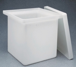 Picture of Rectangular tanks Nalgene&trade;, with lid, LLDPE