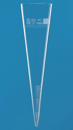 Picture of Sedimentation cones, borosilicate glass 3.3