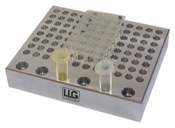 Picture of LLG-Temperature block <I>exact</I>, aluminium