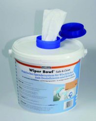 Picture of LLG-Dispenser system Wiper Bowl<sup>&reg;</sup> Safe &amp; Clean for cleaning tissues