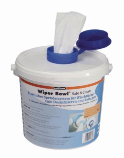 Picture of Dispenser system Wiper Bowl<sup>&reg;</sup> Safe &amp; Clean for cleaning tissues