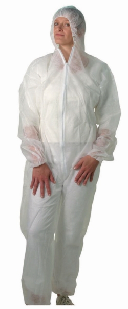 Picture of Disposable Protective Suits with Hood, PP