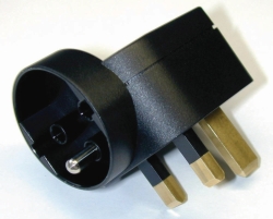 Obraz Adaptor plugs, Swiss and UK