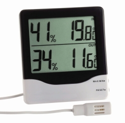 Picture of Digital thermo-hygrometer for room and outdoor measurement