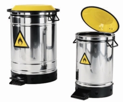 Afbeelding Disposal bin, stainless steel