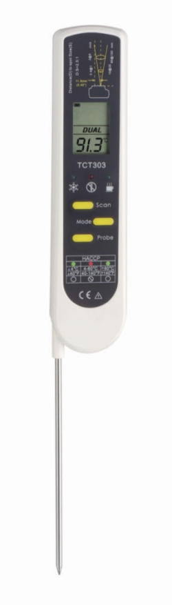 Picture of Infrared thermometer, DualTemp Pro, with penetration probe