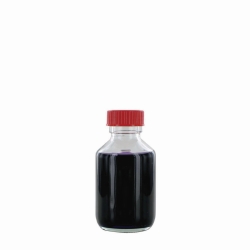 Picture of Narrow-mouth bottles, glass, clear, PTFE-lined screw caps