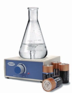 Picture of Magnetic stirrer ST-200-P, with battery operation.