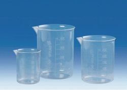 Picture of Griffin beakers, PMP, with embossed scale