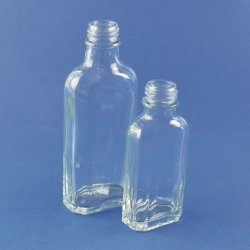 Picture of Bottles, glass, culture, flat, octagonal