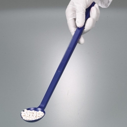 Picture of Disposable spoons, long handle, PS, blue