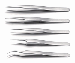 Picture of High Precision Tweezers, anti-Magnetic, anti-Acid