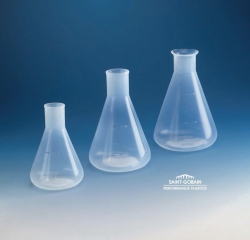 Picture of Erlenmeyer flasks, graduated, PFA