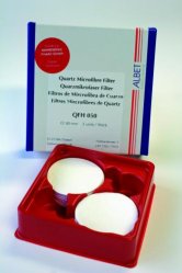 Picture of Qualitative Quartz microfibre filters, QFH, round filters