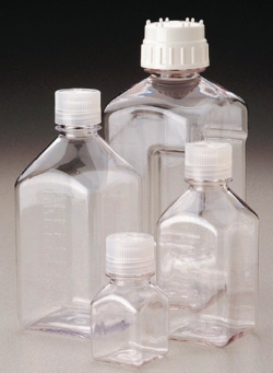 Picture of Square Media Bottles Nalgene&trade; Typ 2019, PETG, sterile