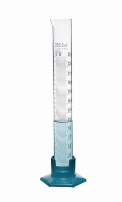 Picture of Measuring cylinders, Borosilicate glass 3.3, tall form, class B, white graduation