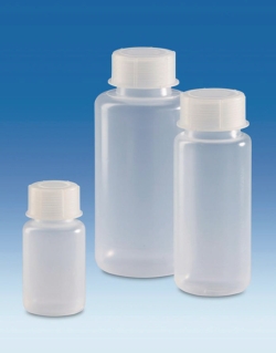 Изображение Wide-mouth bottles with screw cap, PP