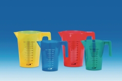 Picture of Graduated jugs, PP, coloured