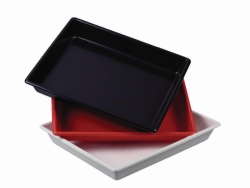 Picture of Photographic trays LaboPlast<sup>&reg;</sup>, PVC, shallow form without ribs on bottom, profile shape rounded