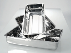 Picture of Trays, stainless steel, high form