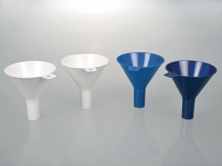 Picture of Disposable powder funnels, PS, blue, detectable