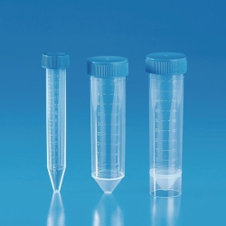 Picture of Conical test and centrifuge tubes, PP, graduated